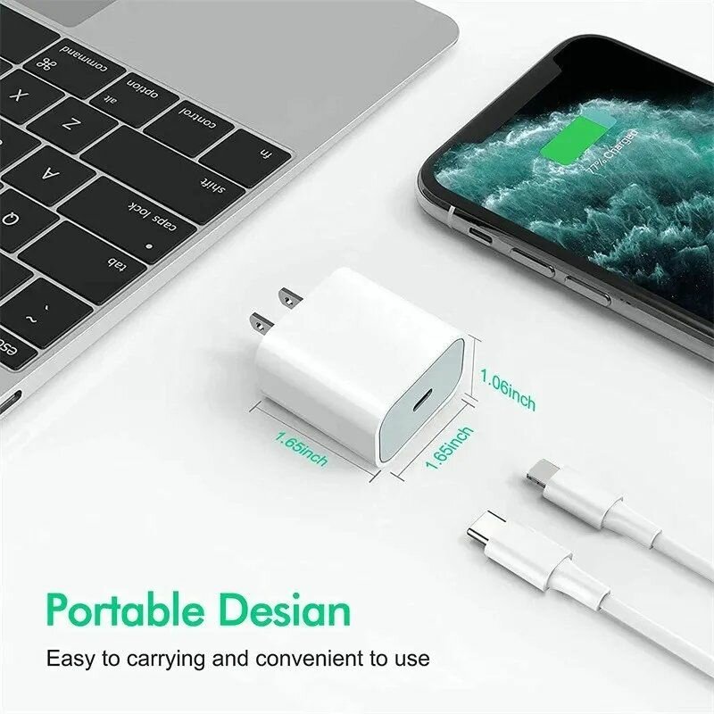 Apple 20W USB-C Power Adapter 100% Original a Lot Item 100%