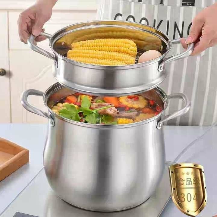 Couscoussier 20 cm avec fermeture en verre