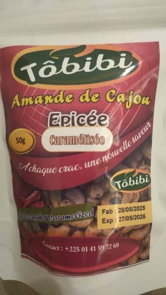 Noix de Cajou Épicées Caramelisées