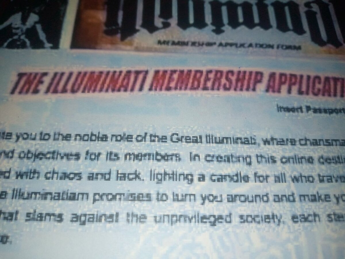 Illuminati froms