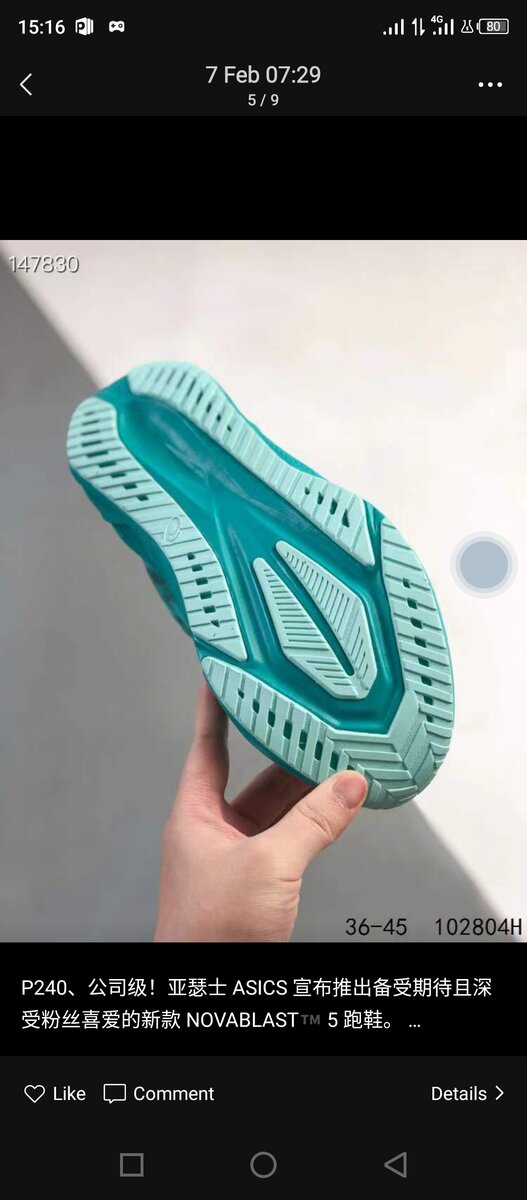 Asics Novablast 5 Sneakers