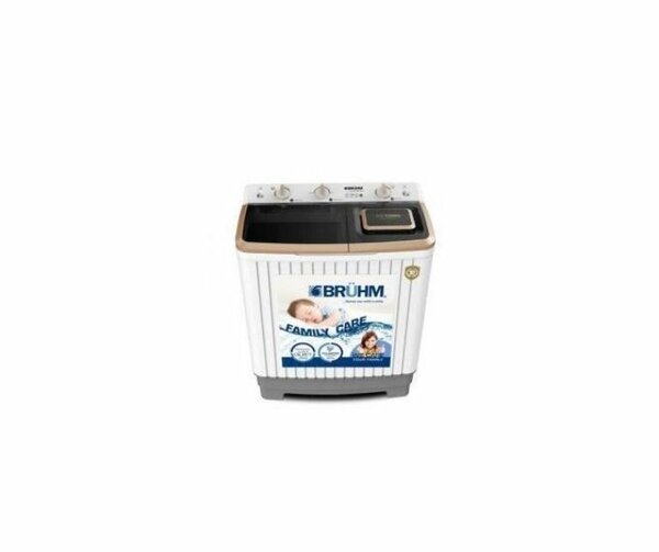 BW-070G-KG-TWIN TUB SEMI AUTOMATIC WASHING MACHINE WHITE