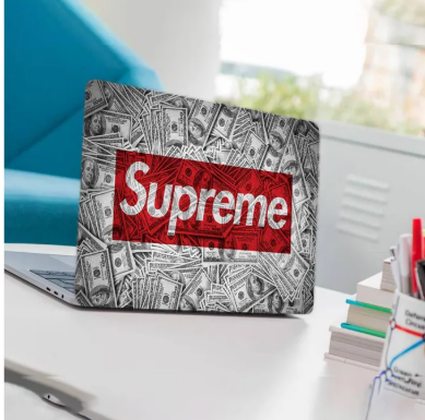 Supreme Laptop Skin Vinyl Sticker Decal, 13 13.3 14 15 15.4 15.6 inch Laptop Skin Sticker Cover Art Decal Protector Fits All Laptops