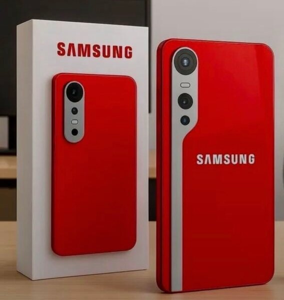 Samsung Smartphone Rouge