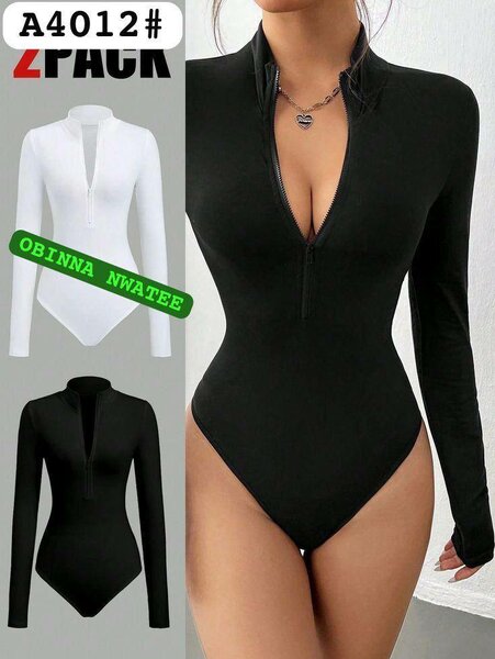 Body manches longues pour femme