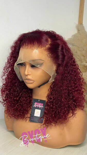 Perruque bouclée naturelle