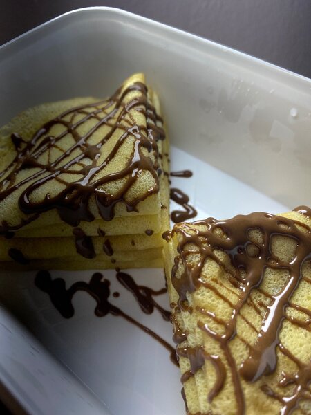 Crêpes au chocolat