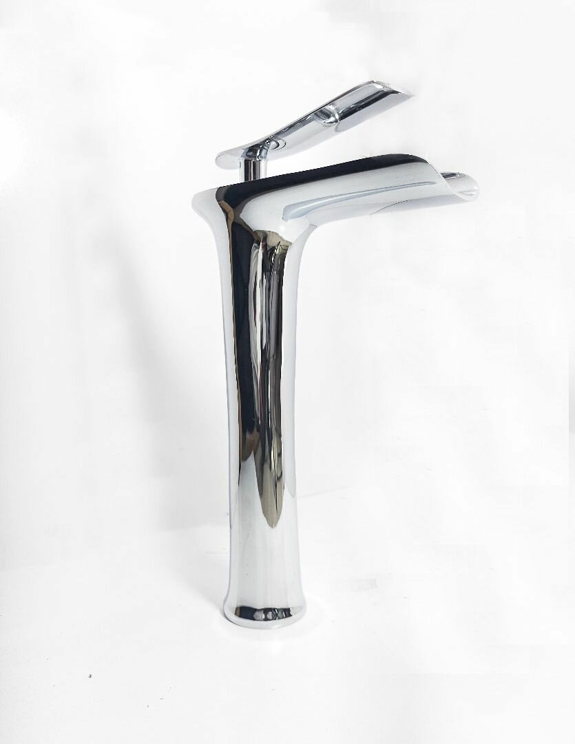 MILANO BASIN MIXER BIG -SILVER