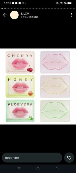 Masques Lèvres Hydratants