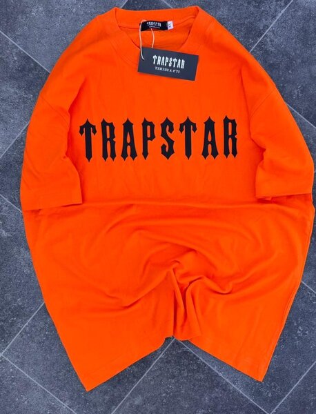 T-shirt orange Trapstar