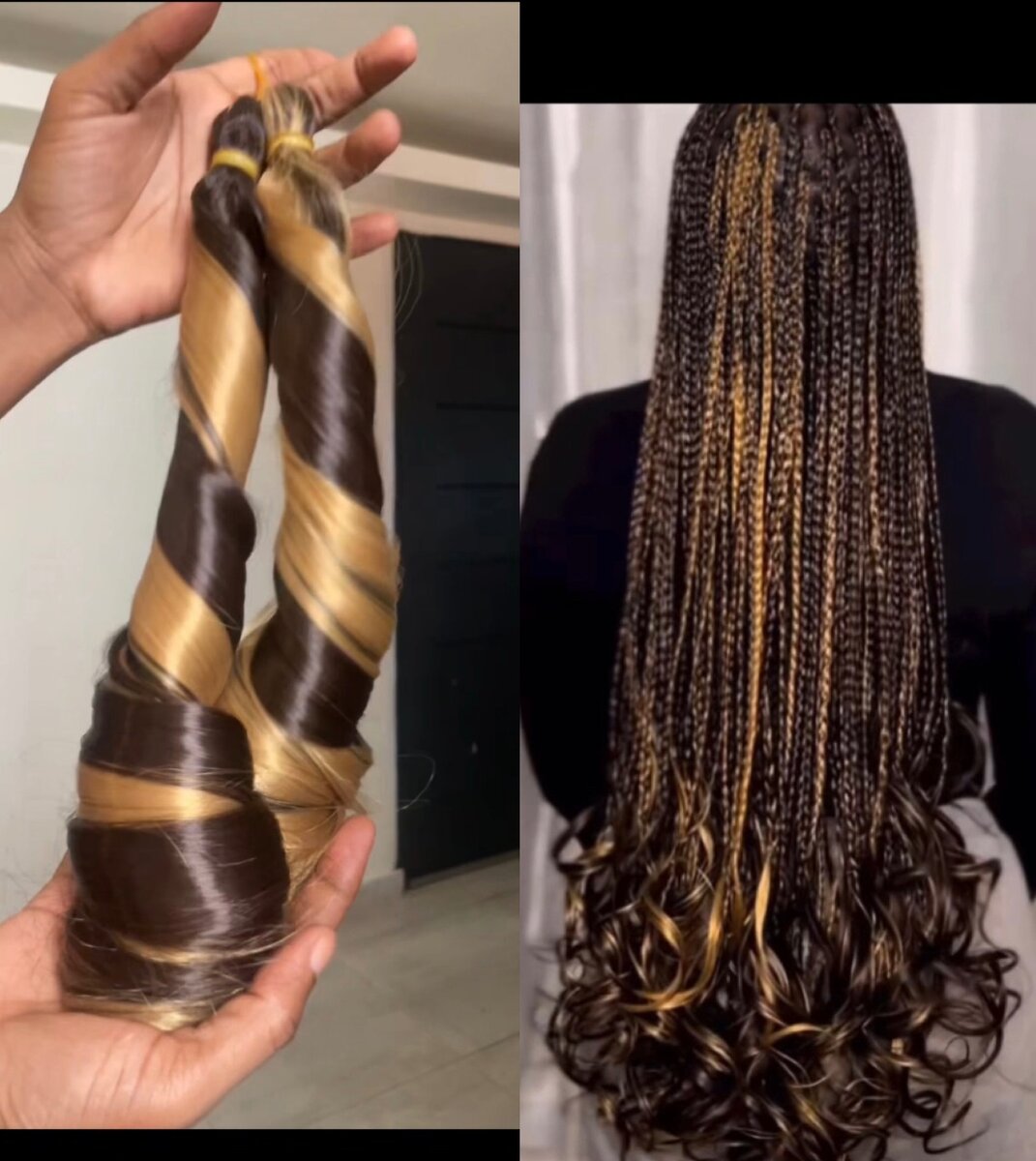 Cheveux Perruque Tressée