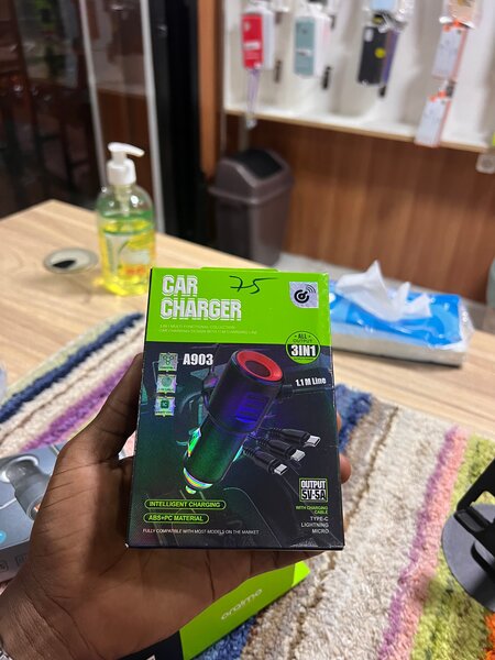 Chargeur de Voiture 3-en-1