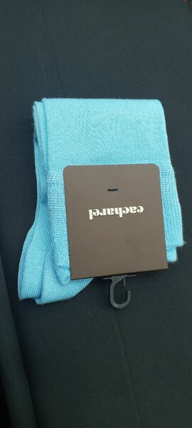 Chaussettes bambou Cacharel bleues