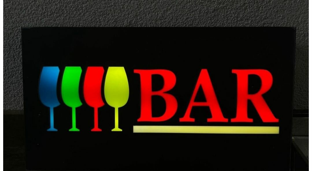 Enseigne LED Bar Lumineux