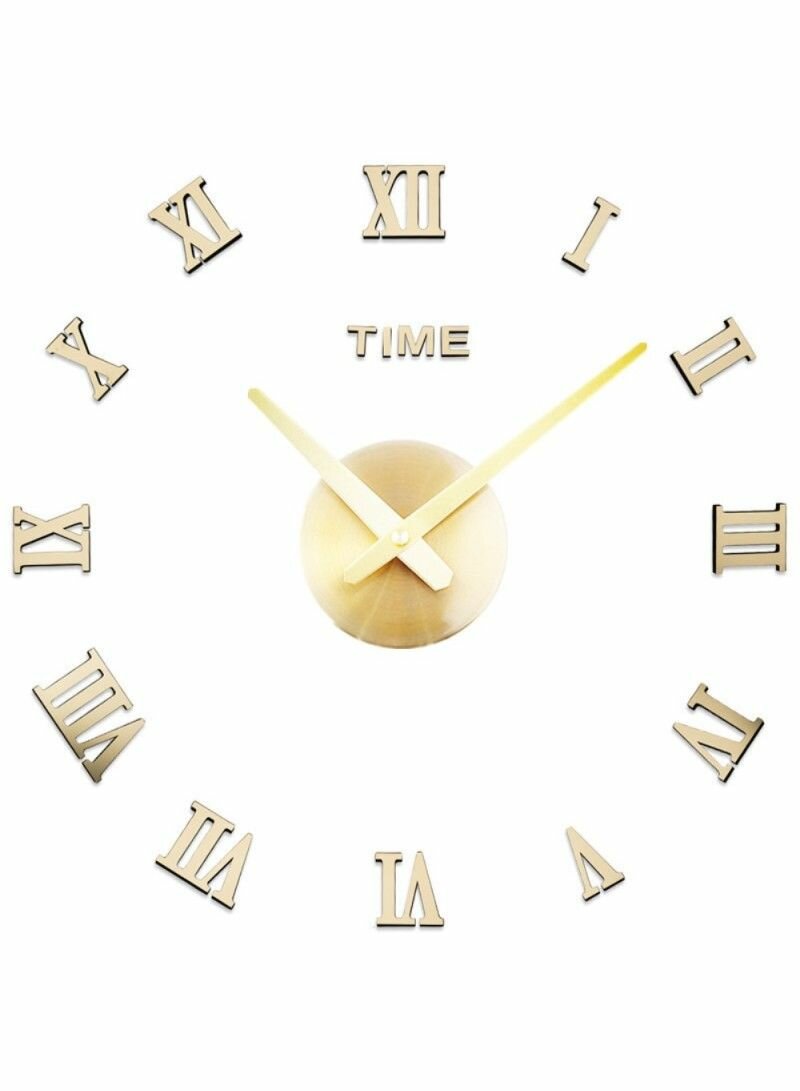 FRAMELESS DIY WALL CLOCK