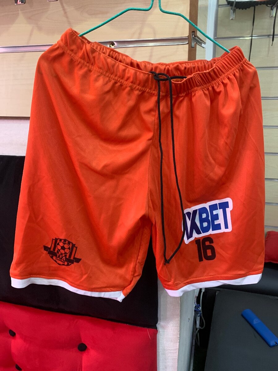 Shorts de sport orange