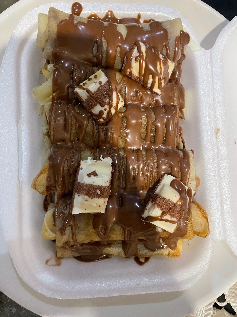 Crêpes gourmandes au chocolat