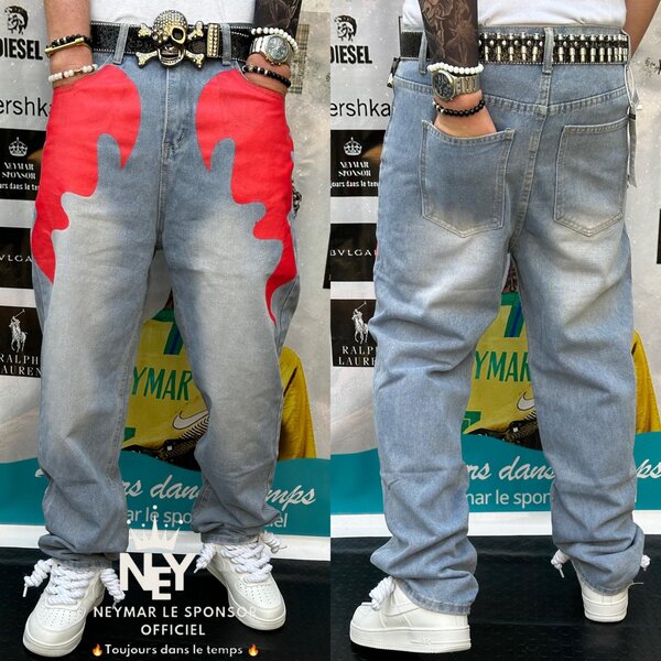 Jeans cargo gros bah