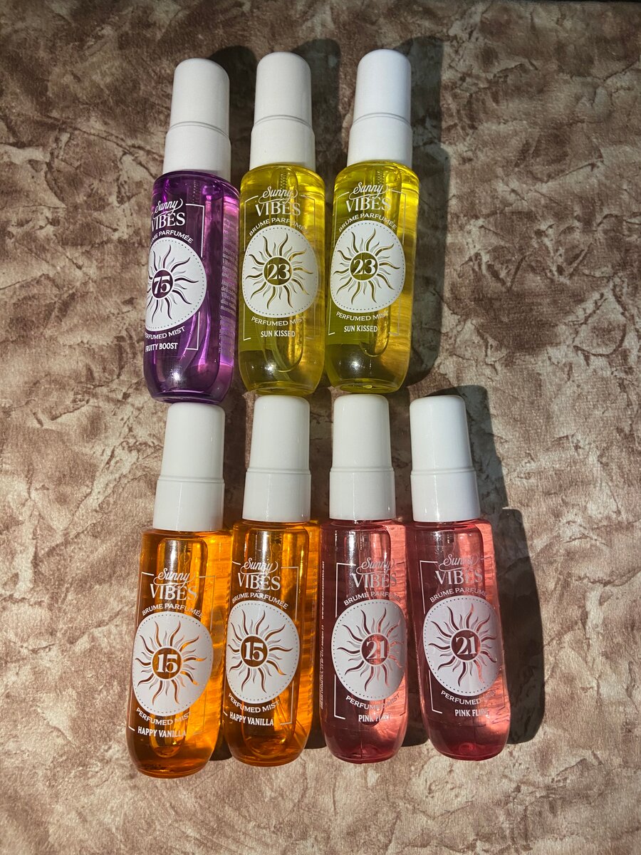 Parfums corporels variés