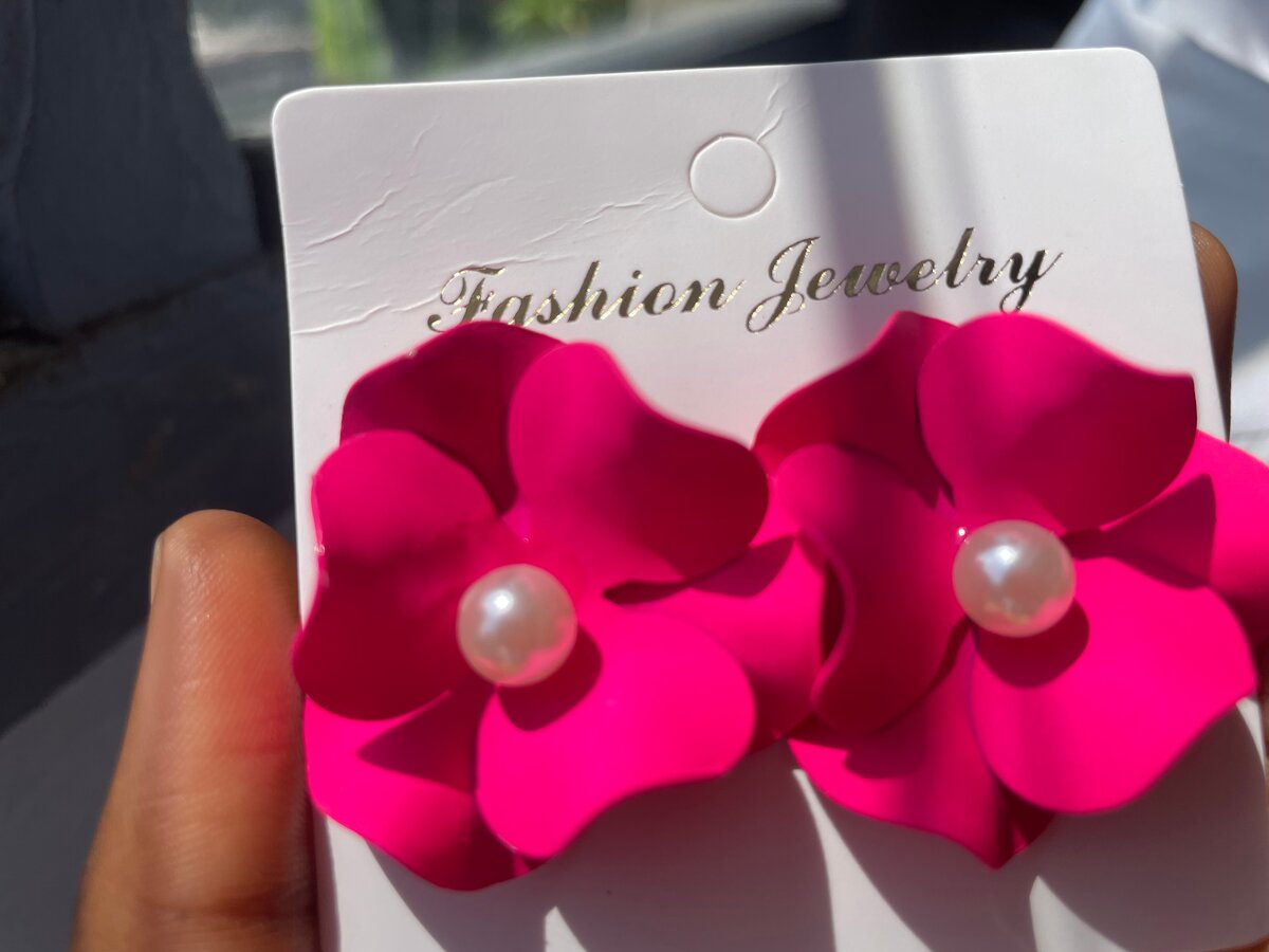 Boucles d'oreilles fleurs élégantes