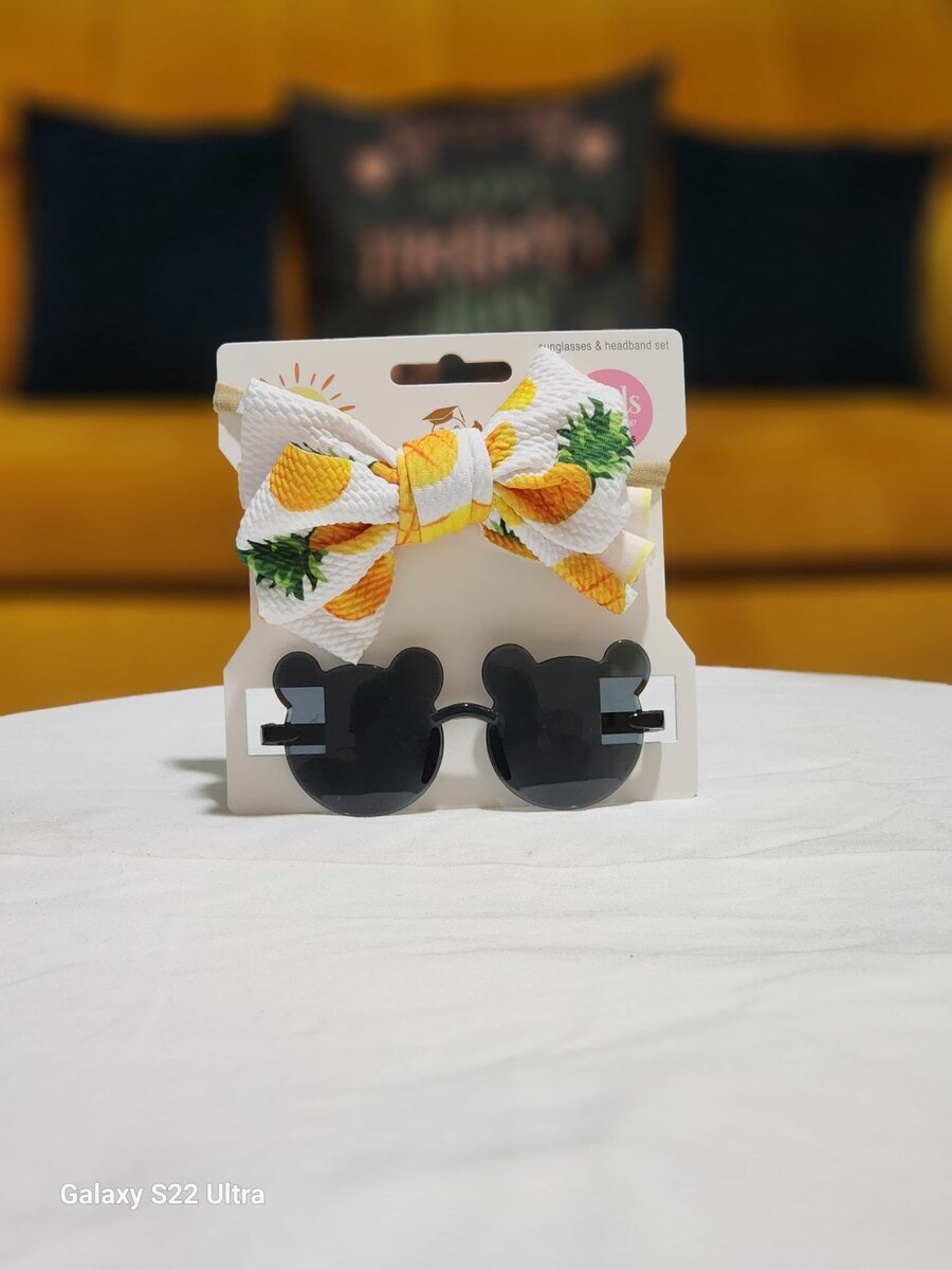 Ensemble barrette lunette pour fille