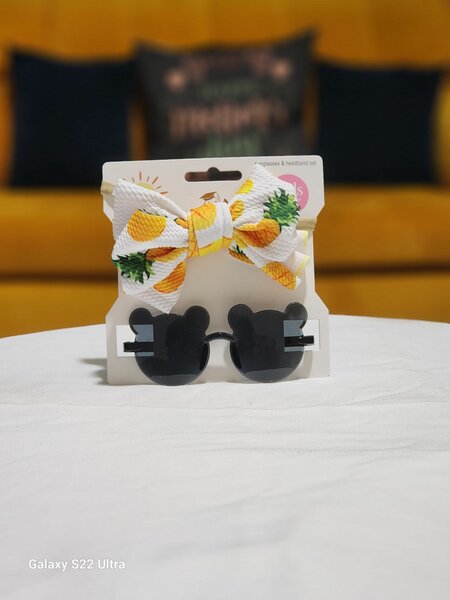 Ensemble barrette lunette pour fille