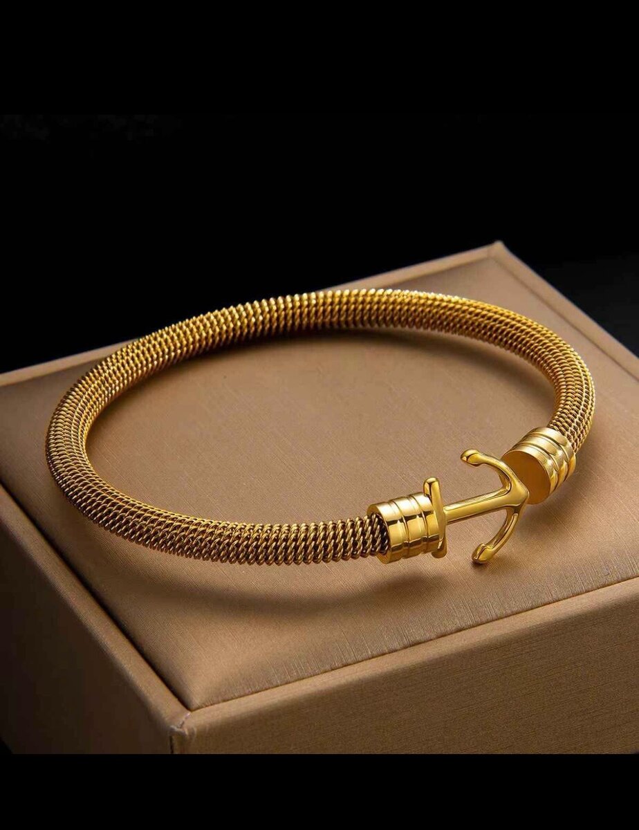 Bracelet ancre élégant métal