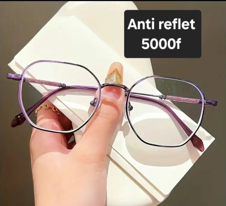 Lunettes anti-reflet modernes