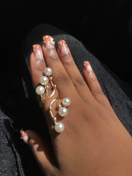 Bague élégante perles et or