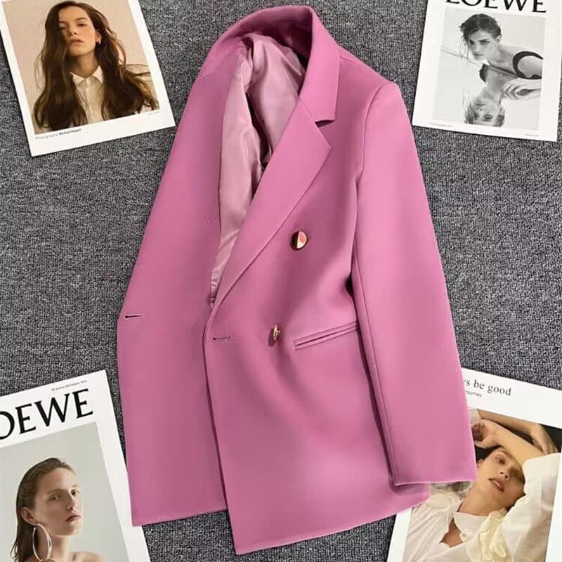 Women's classic pink jacket