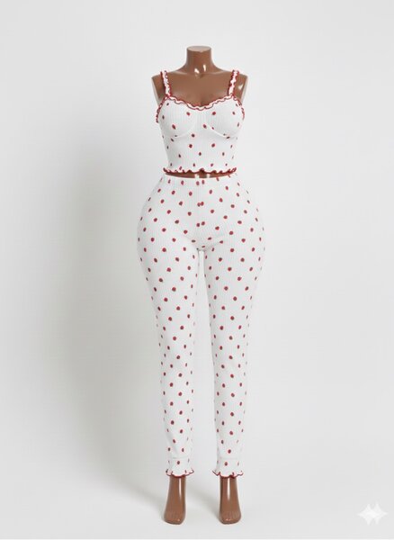 Pyjama femme à motifs
