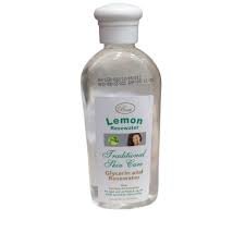 Lemon Rose water black spot &