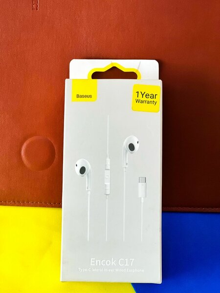 Baseus Encok Type-C lateral in￾ear Wired Earphone C17 White