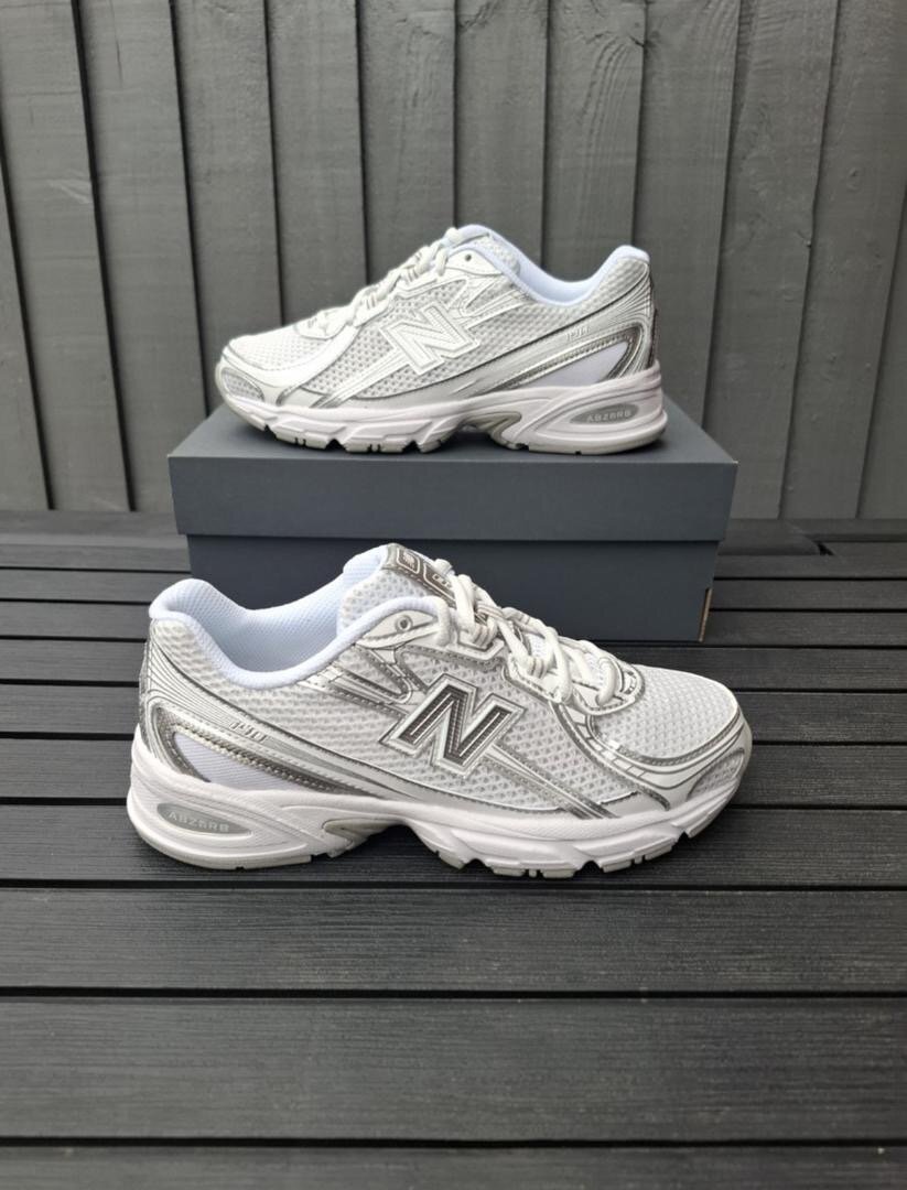 Baskets blanches de running