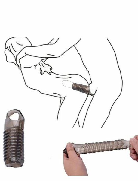 Manchon pénien texturé