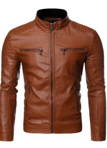 Leather jacket Light brown
