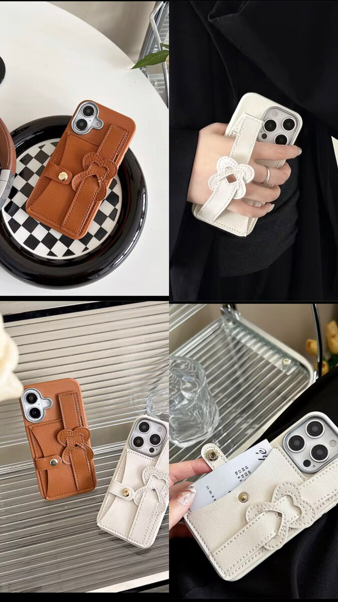 Coque iPhone avec dragonne élégante