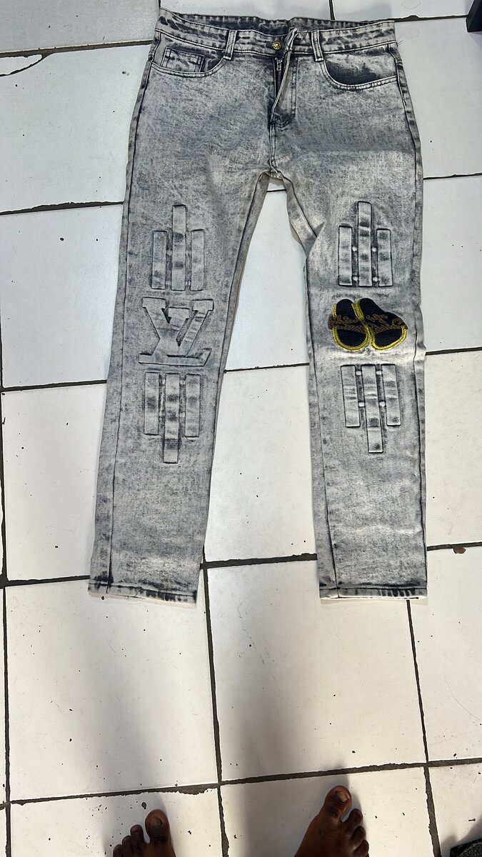 Jean moto tendance pour homme