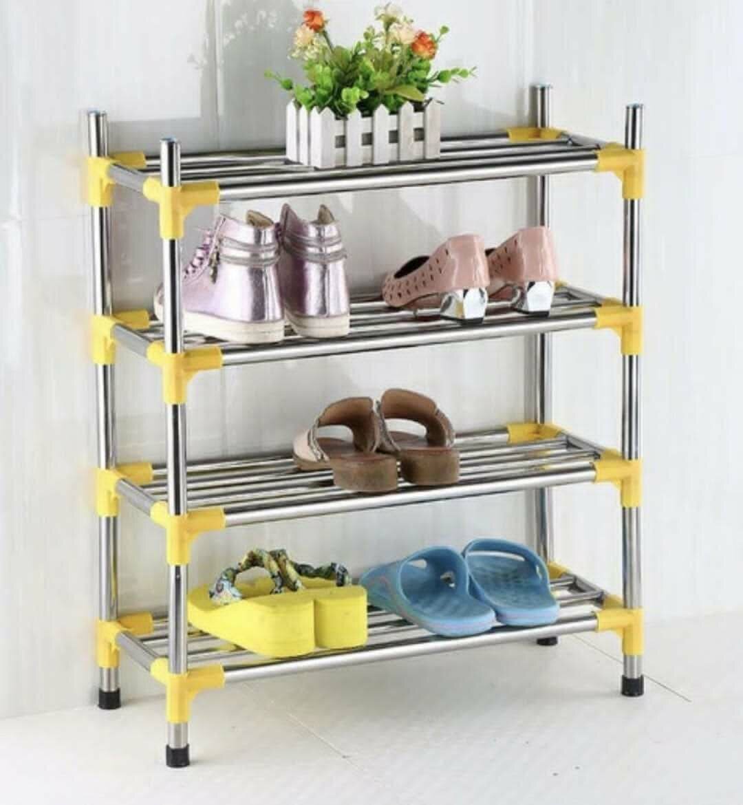 4-Tier Utility  Stand Shoe Storage Rack Pot