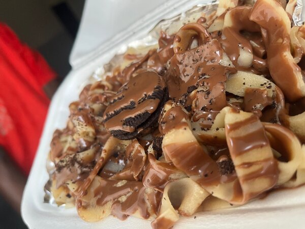 Fetucine au Nutella et oreo