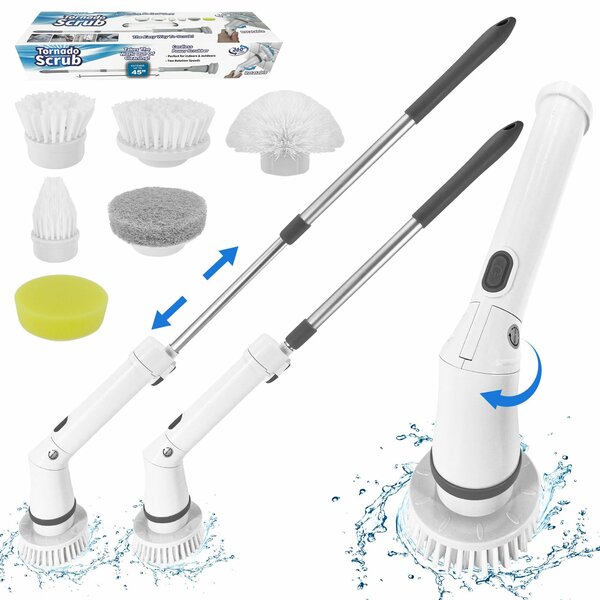 Multipurpose spin scrubber- Rechargeable