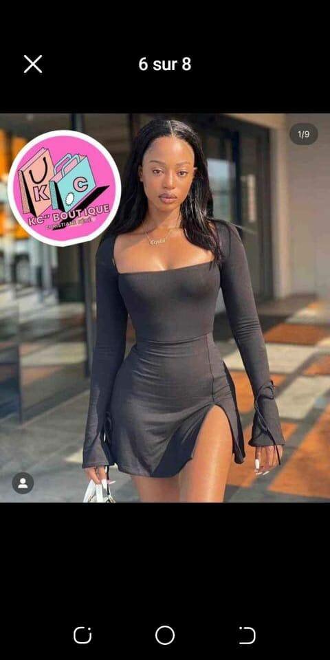 Robe élégante moulante