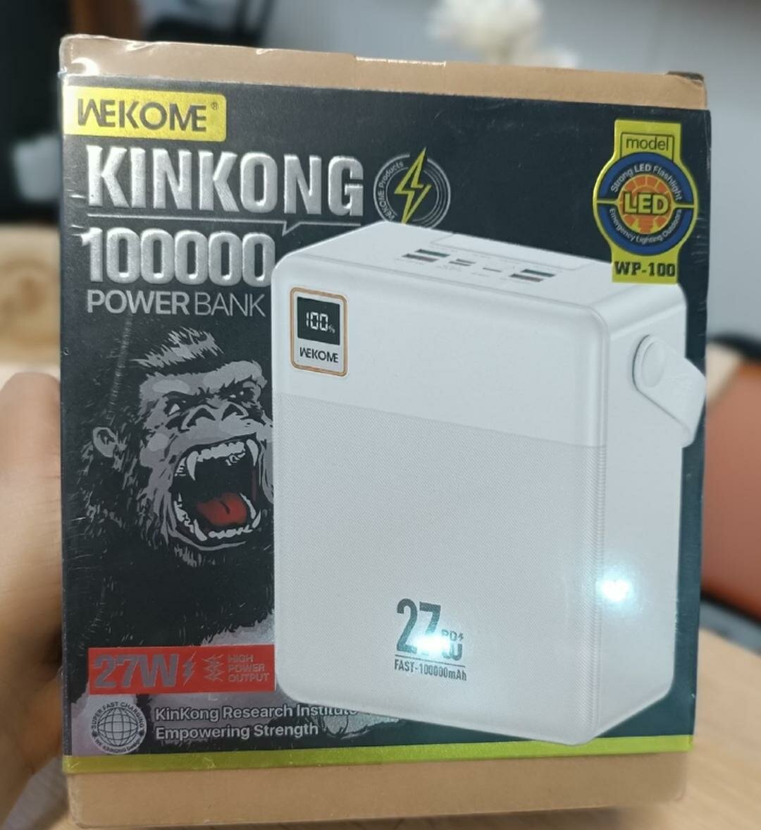 WEKOME Kinkong Power Bank 100000mAh