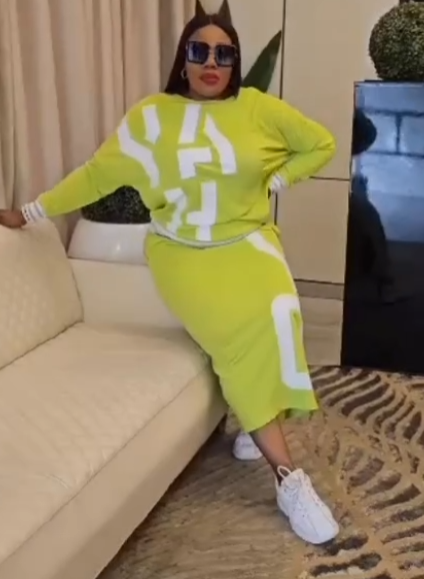 2 piece shirt and skirt green