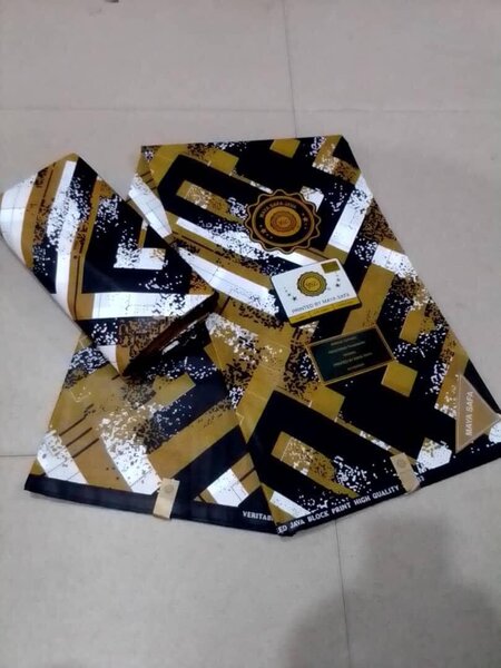 Wax fabric with Super Java 6 yards print