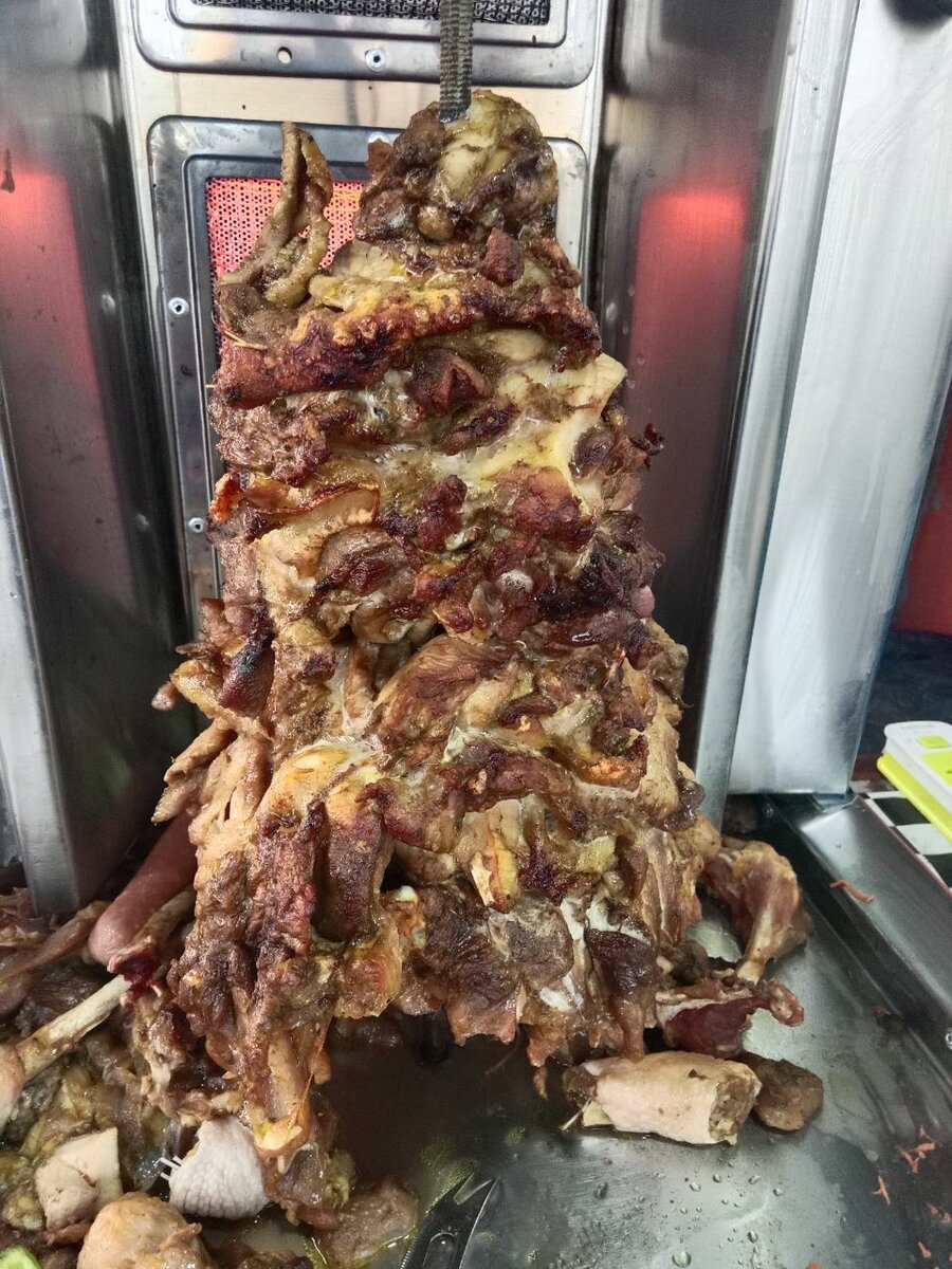 Shawarma and tilapia grill