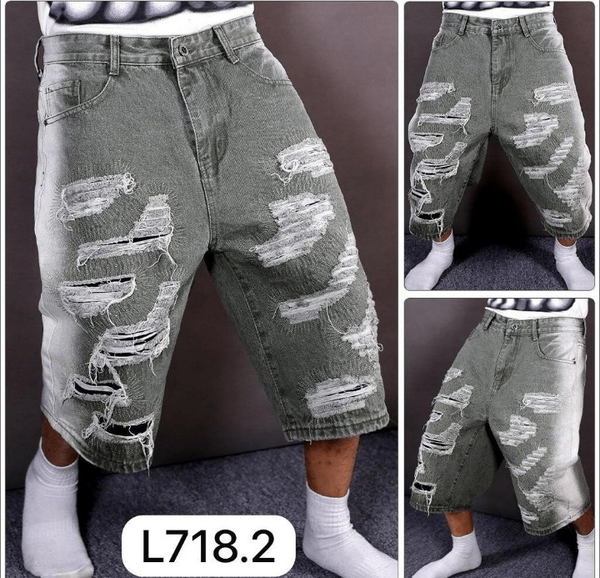 Bermudas en Jean Déchirées