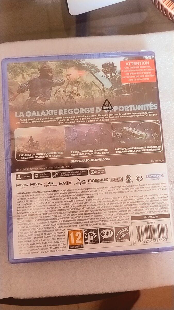 Star Wars Outlaws PS5