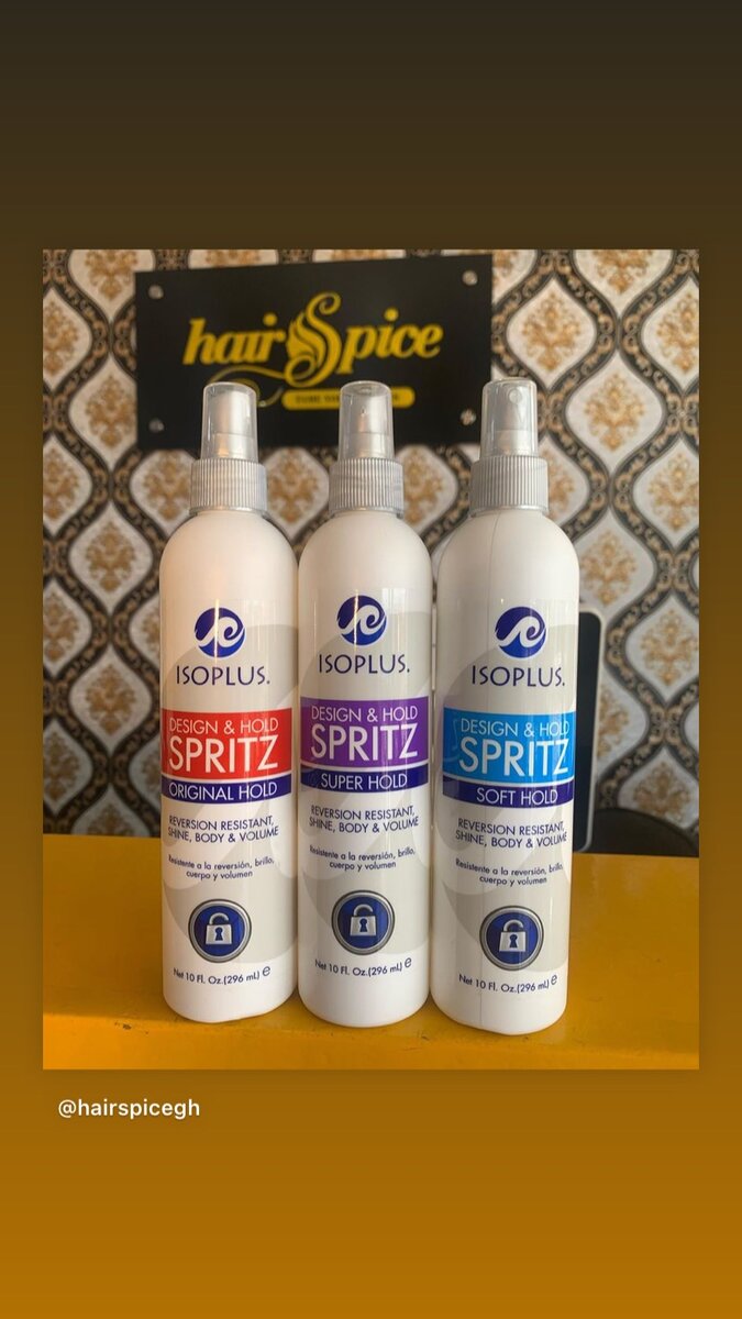 Claw clips,mannequin head and hair spiritz.