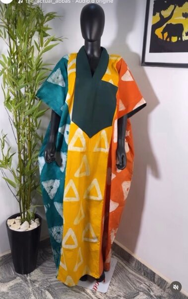 Robe Boubou Colorée Éthnique